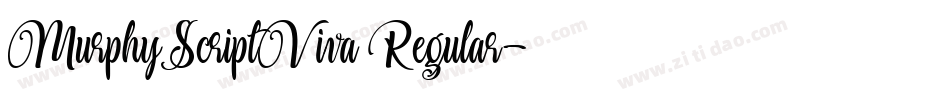 MurphyScriptViva Regular字体转换